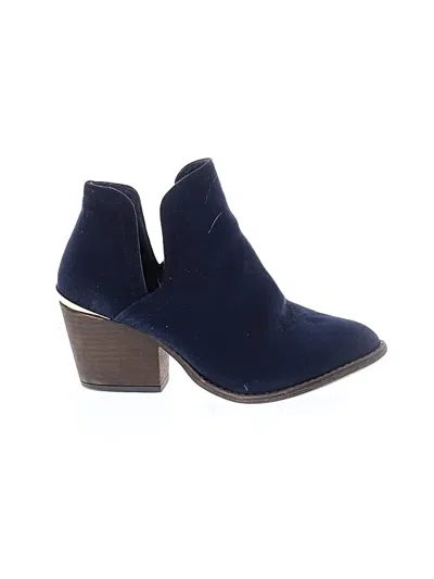 Pre-owned Assorted Brands Ankle Boots In Blue
