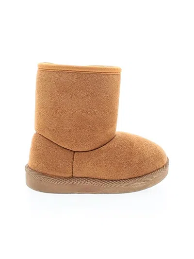 Pre-owned Assorted Brands Kids' Ankle Boots In Brown