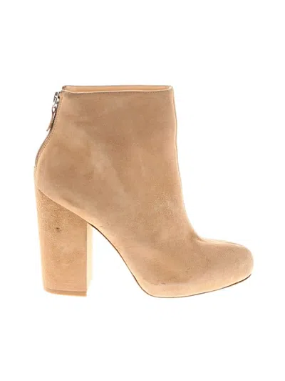 Pre-owned Assorted Brands Ankle Boots In Brown