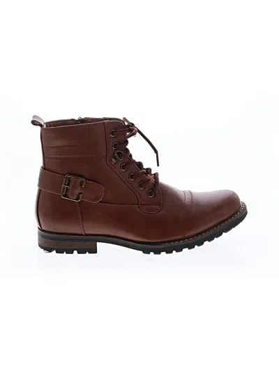 Pre-owned Assorted Brands Ankle Boots In Brown