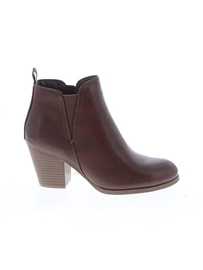 Pre-owned Assorted Brands Ankle Boots In Brown