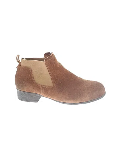 Pre-owned Assorted Brands Ankle Boots In Brown