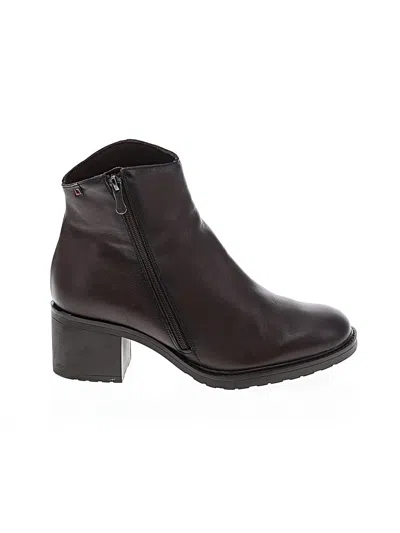 Pre-owned Assorted Brands Ankle Boots In Brown