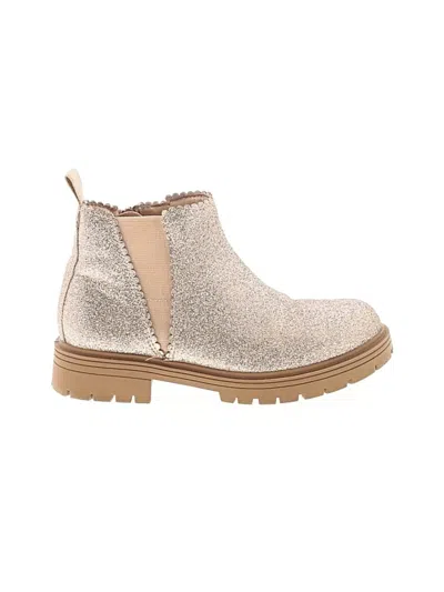 Pre-owned Assorted Brands Kids' Ankle Boots In Gold
