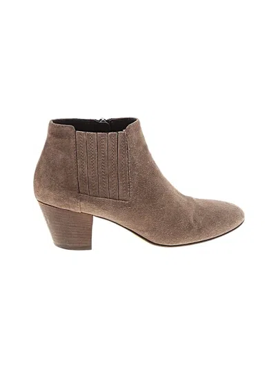 Pre-owned Assorted Brands Ankle Boots In Gray