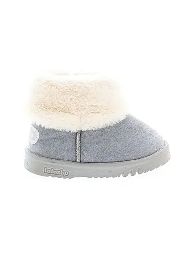 Pre-owned Assorted Brands Kids' Ankle Boots In Gray