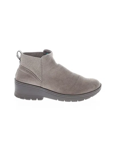 Pre-owned Assorted Brands Ankle Boots In Gray