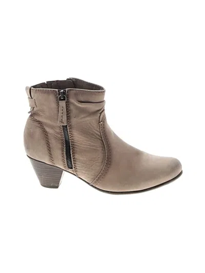 Pre-owned Assorted Brands Ankle Boots In Gray