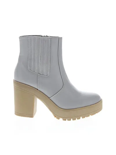 Pre-owned Assorted Brands Ankle Boots In Gray