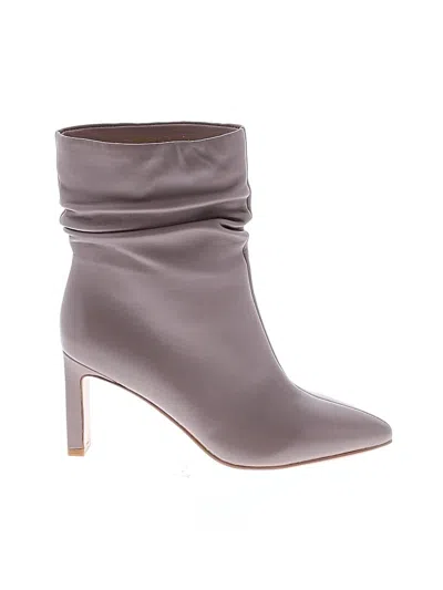 Pre-owned Assorted Brands Ankle Boots In Gray