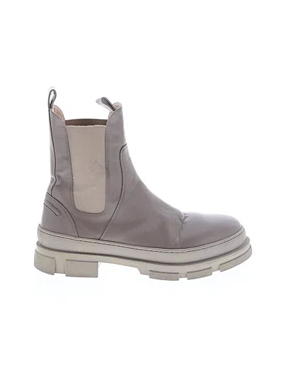 Pre-owned Assorted Brands Ankle Boots In Gray