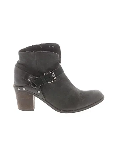 Pre-owned Assorted Brands Ankle Boots In Gray