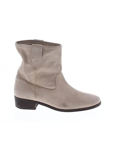 Pre-owned Assorted Brands Ankle Boots In Gray