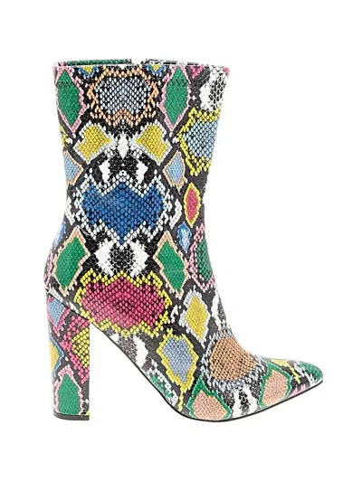 Pre-owned Assorted Brands Ankle Boots In Green