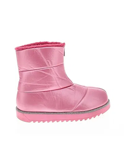 Pre-owned Assorted Brands Ankle Boots In Pink