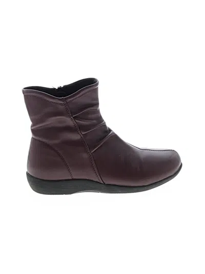 Pre-owned Assorted Brands Ankle Boots In Purple