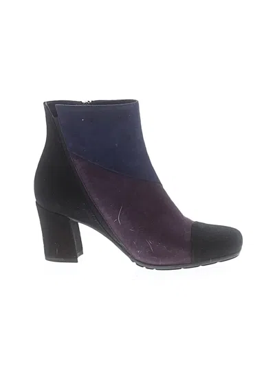 Pre-owned Assorted Brands Ankle Boots In Purple
