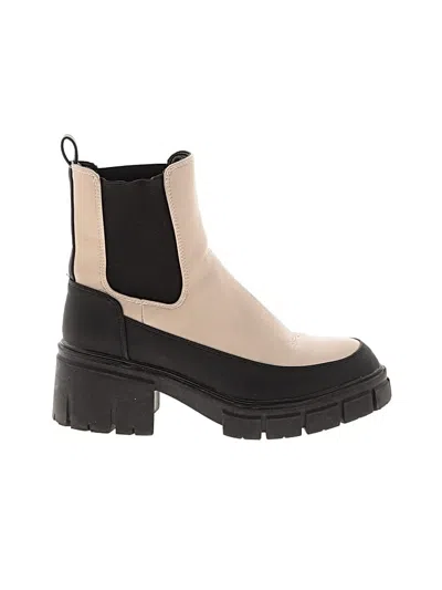 Pre-owned Assorted Brands Ankle Boots In Tan