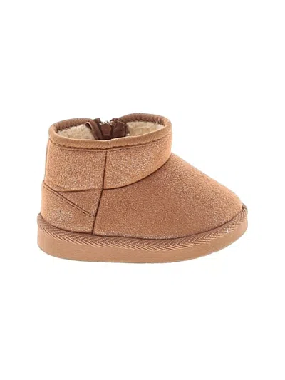 Pre-owned Assorted Brands Kids' Ankle Boots In Tan