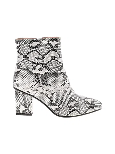 Pre-owned Assorted Brands Ankle Boots In White