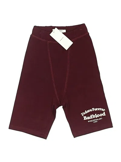 Assorted Brands Athletic Shorts In Burgundy