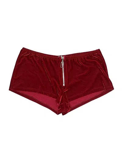 Pre-owned Assorted Brands Athletic Shorts In Burgundy