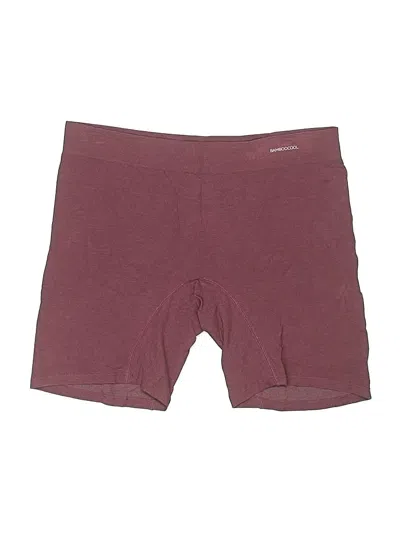 Pre-owned Assorted Brands Athletic Shorts In Burgundy