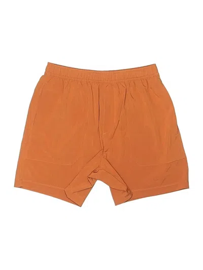 Pre-owned Assorted Brands Athletic Shorts In Orange