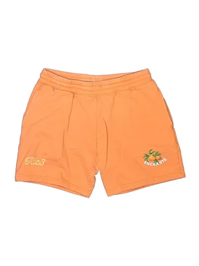 Pre-owned Assorted Brands Athletic Shorts In Orange