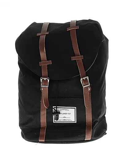 Pre-owned Assorted Brands Backpack In Black