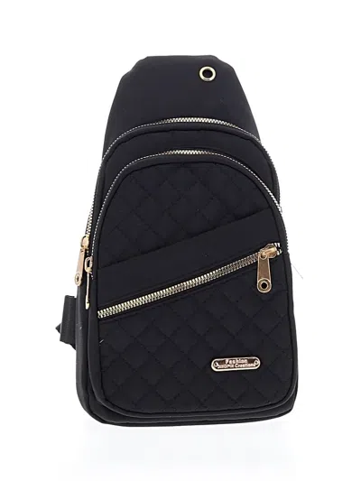 Pre-owned Assorted Brands Backpack In Black