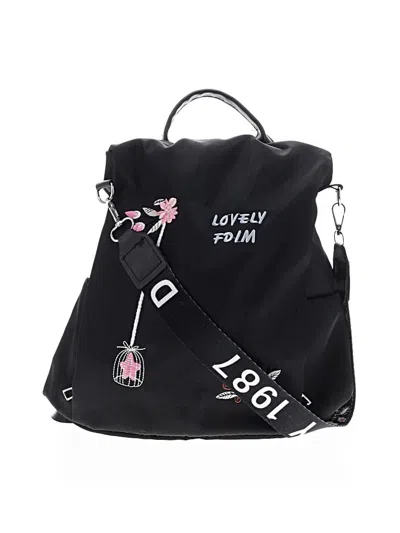 Pre-owned Assorted Brands Backpack In Black