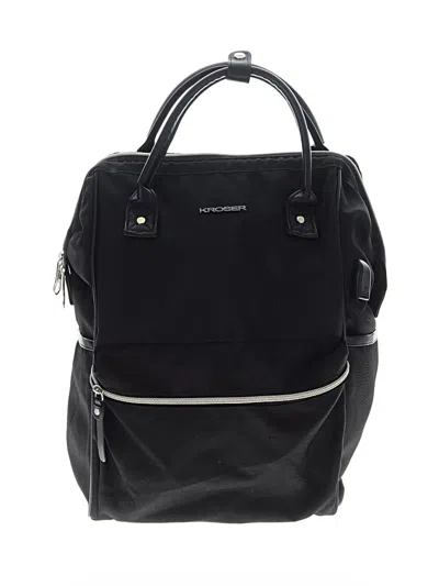 Pre-owned Assorted Brands Backpack In Black