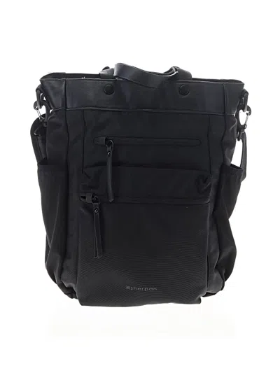 Pre-owned Assorted Brands Backpack In Black
