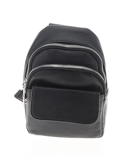 Pre-owned Assorted Brands Backpack In Black