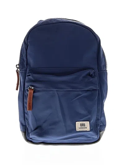Pre-owned Assorted Brands Backpack In Blue