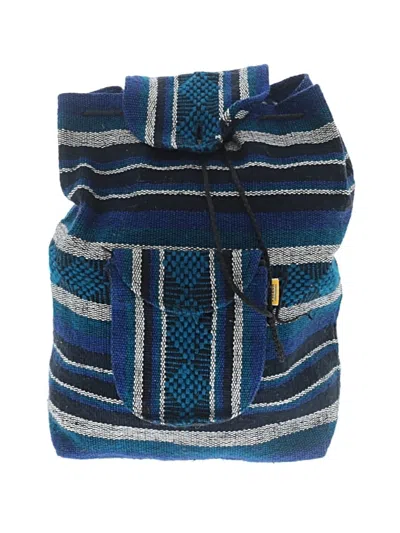 Pre-owned Assorted Brands Backpack In Blue