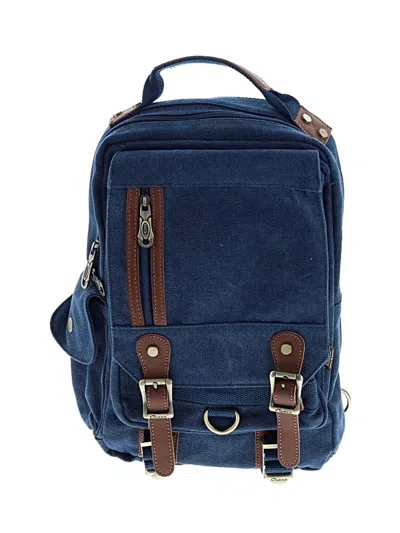 Pre-owned Assorted Brands Backpack In Blue