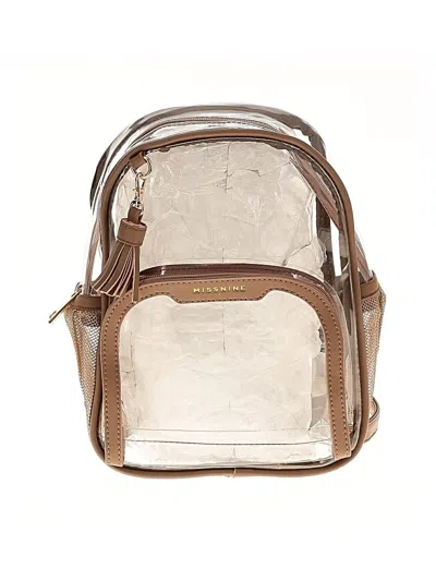 Pre-owned Assorted Brands Backpack In Brown