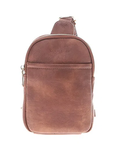 Pre-owned Assorted Brands Backpack In Brown