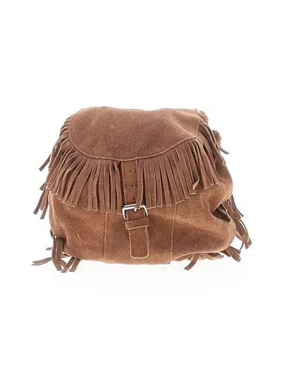 Pre-owned Assorted Brands Backpack In Brown