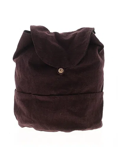 Pre-owned Assorted Brands Backpack In Burgundy