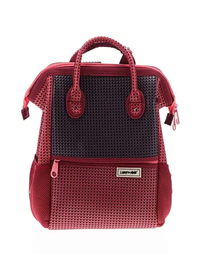 Pre-owned Assorted Brands Backpack In Burgundy