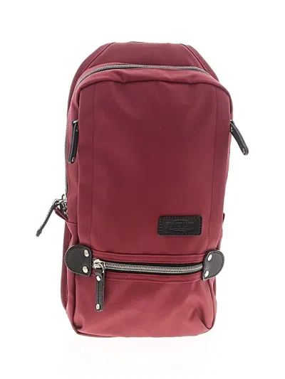 Pre-owned Assorted Brands Backpack In Burgundy