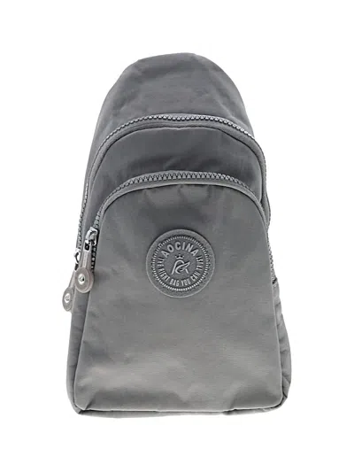 Pre-owned Assorted Brands Backpack In Gray