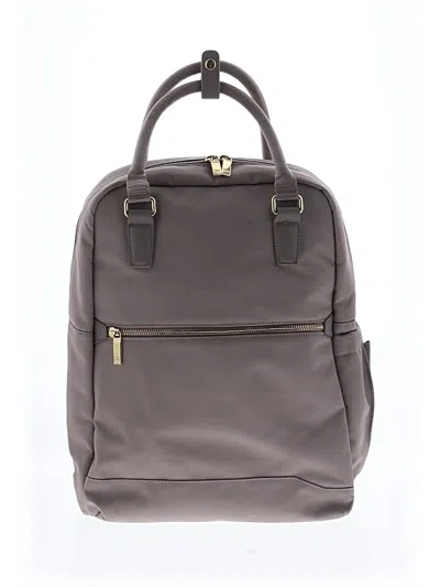 Pre-owned Assorted Brands Backpack In Gray