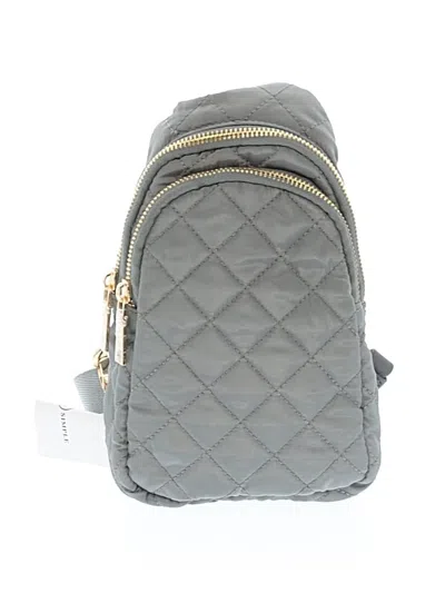 Pre-owned Assorted Brands Backpack In Gray