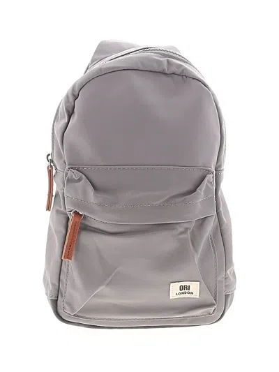 Pre-owned Assorted Brands Backpack In Gray