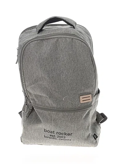 Pre-owned Assorted Brands Backpack In Gray