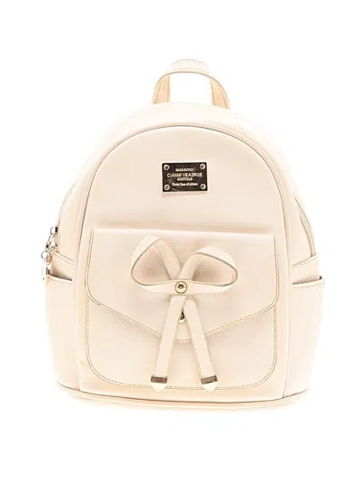 Pre-owned Assorted Brands Backpack In Ivory